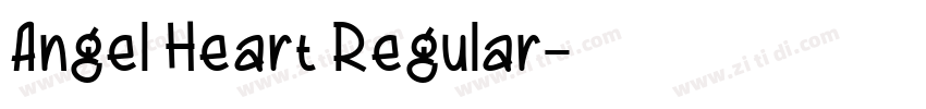 Angel Heart Regular字体转换